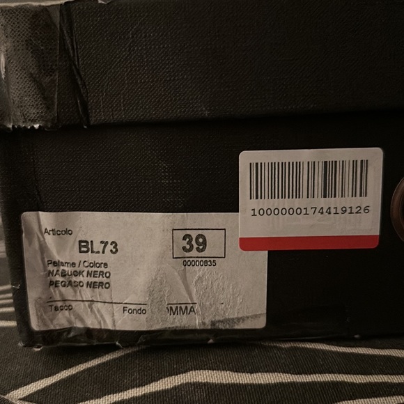 Metisse Italian leather boots with silver stud details - Picture 8 of 8